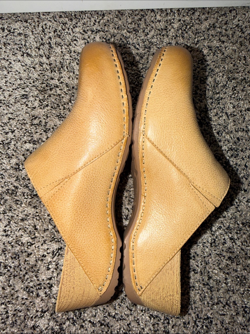 Dansko Talulah Tan Leather Mules Clogs Women’s Size 42 - Picture 5 of 8